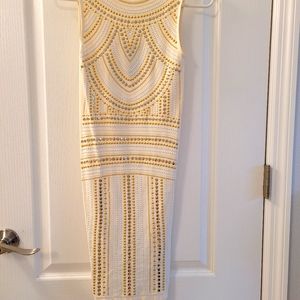 Bebe spandex embellished dress
